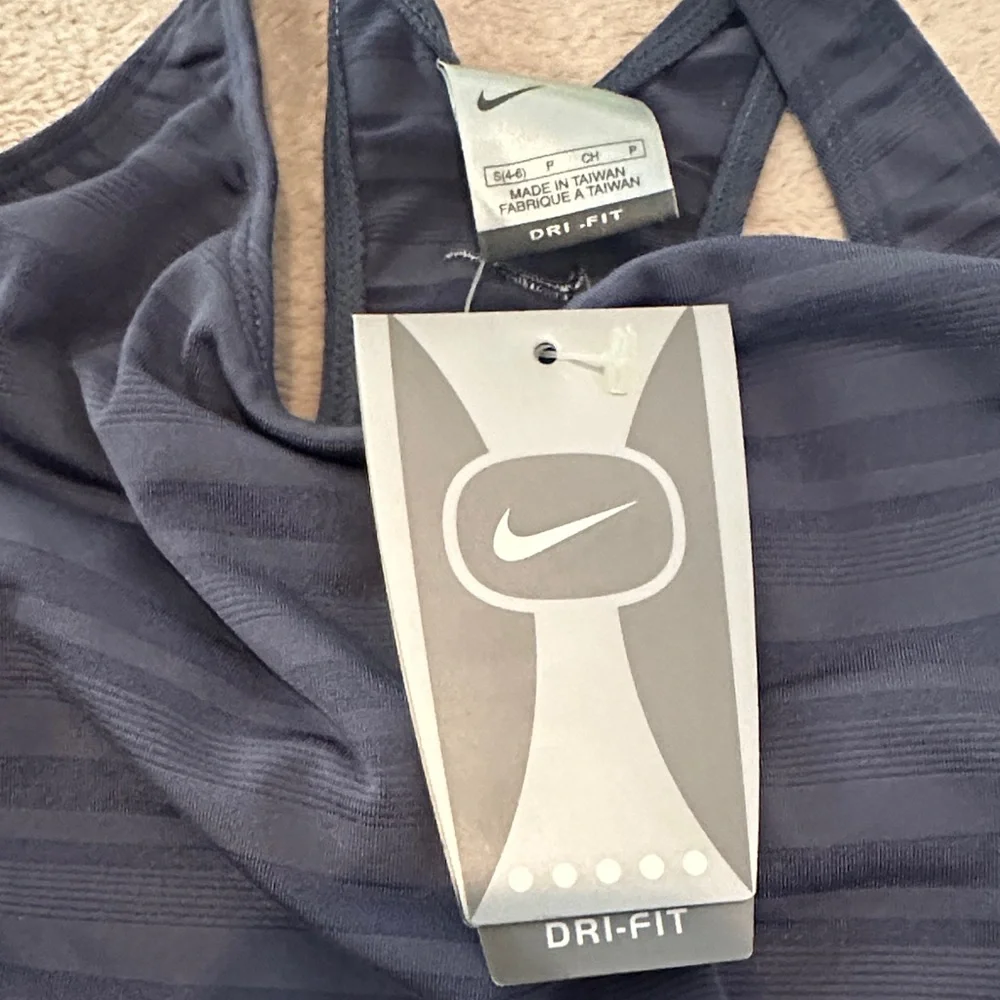 Nike Dark Blue Racerback Tank - Picture 2 of 4